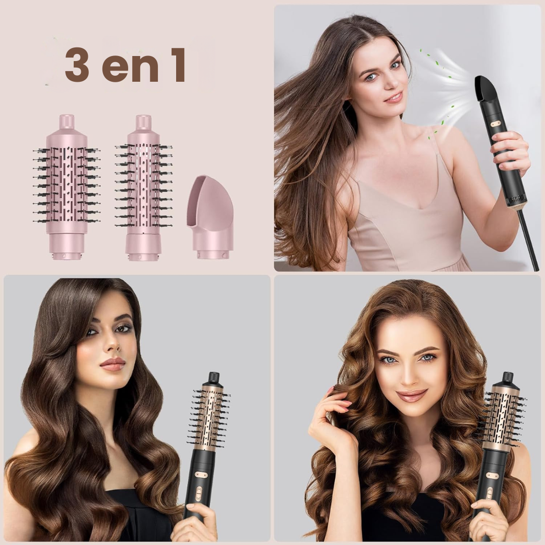 BlowWave™ – 3-in-1 Hair Dryer with Rotating Brushes
